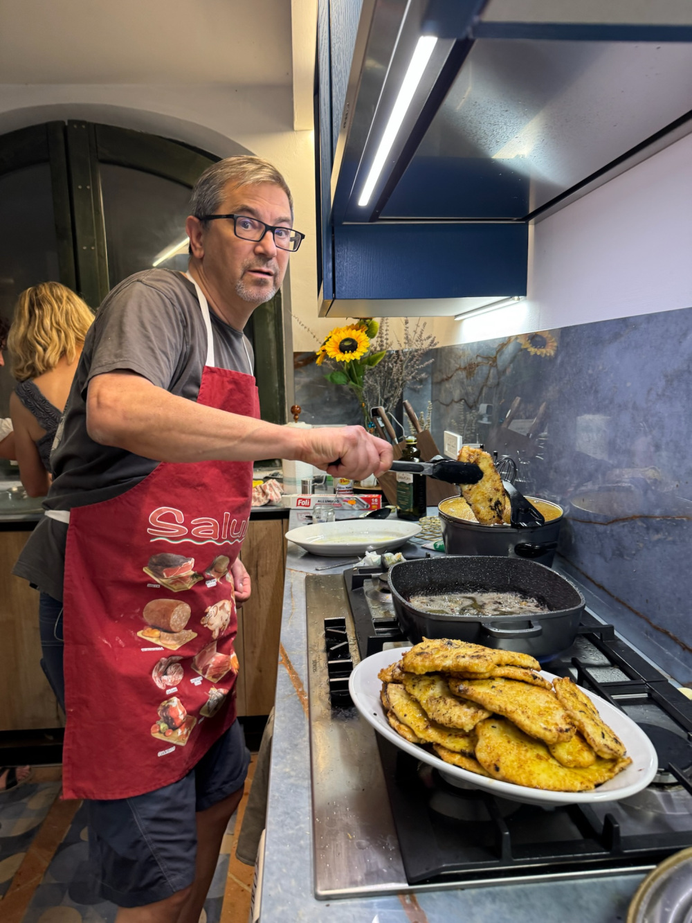 chef cooking Italian kitchen